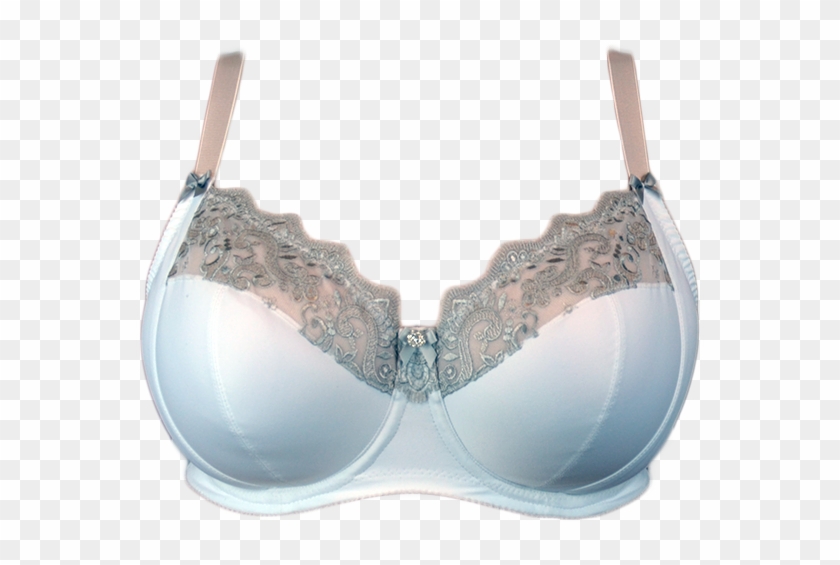 Full Cup White Bra - Brassiere Clipart
