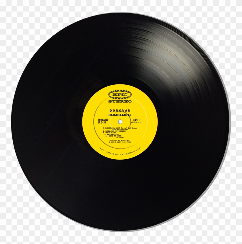 Donovan - Barabajagal - Lp - Lp 5433 - 60s Records Png Clipart