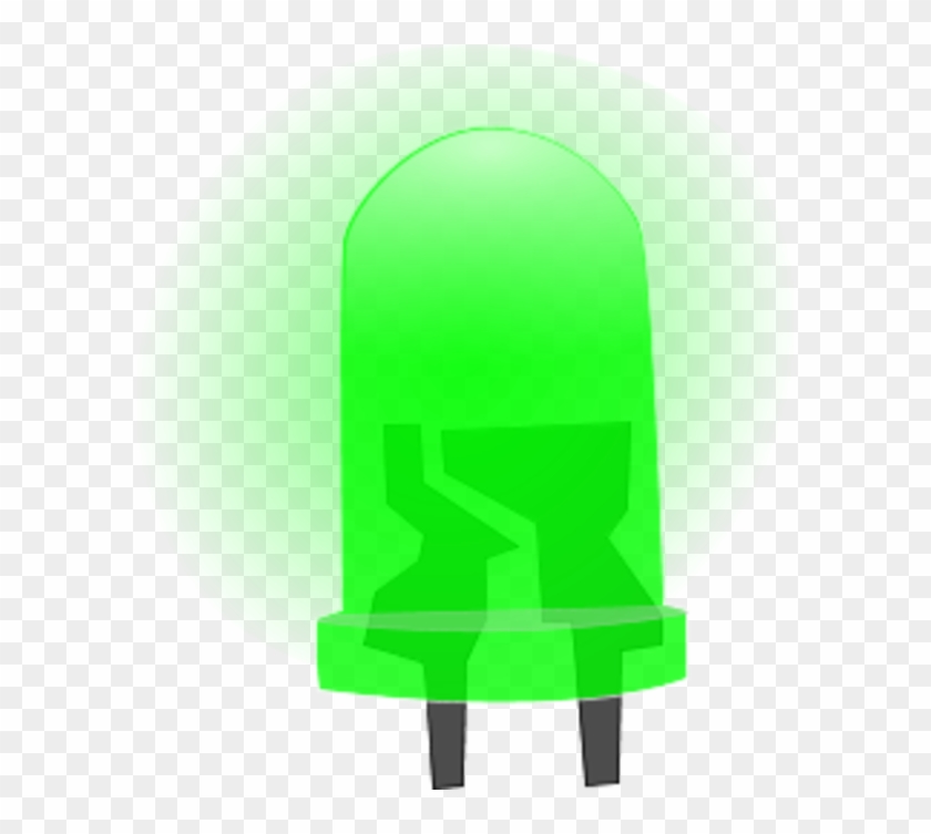 Lights Clipart Led - Green Light Led Png Transparent Png #2893887