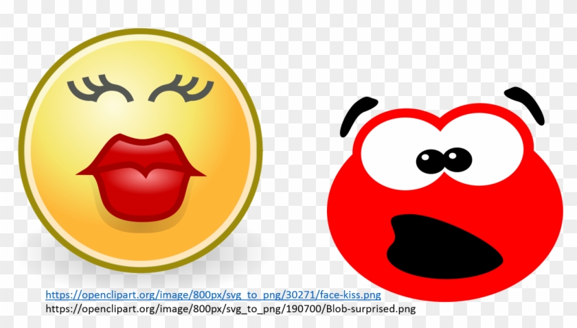 Smoochie Coochie - Smiley Face Kiss Clipart