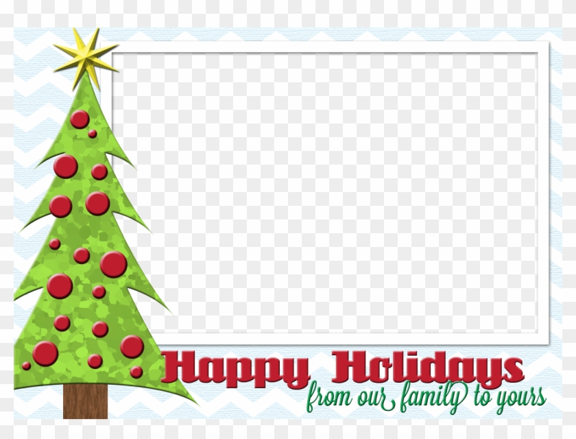 Happy Holidays Card Border Clipart