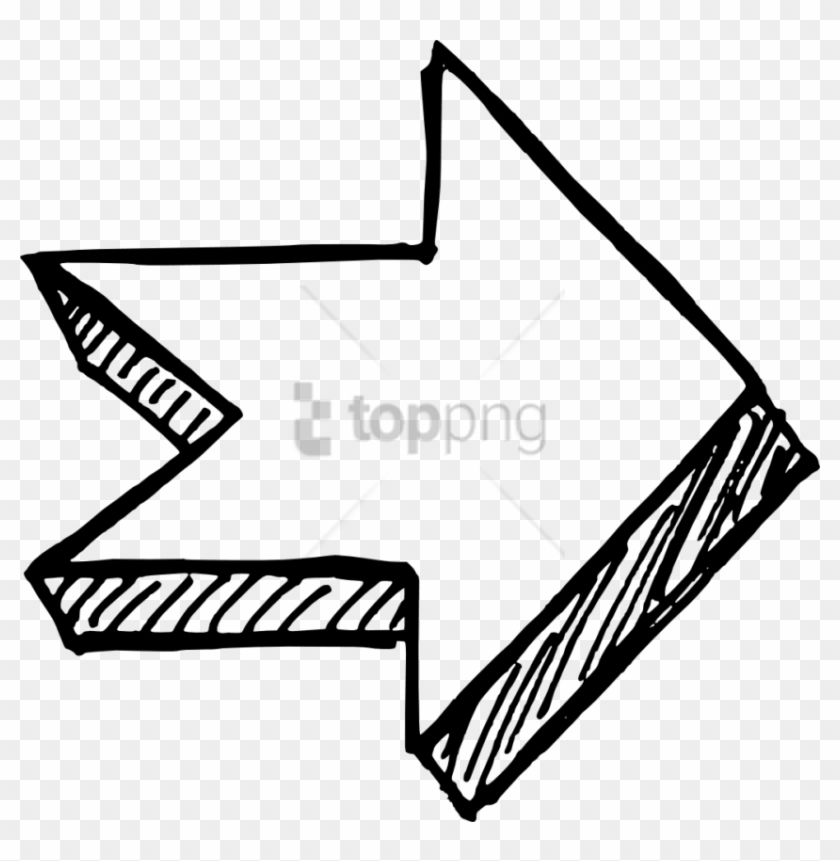 Free Png Drawing Arrow Png Image With Transparent Background - Arrow Clip Art Transparent