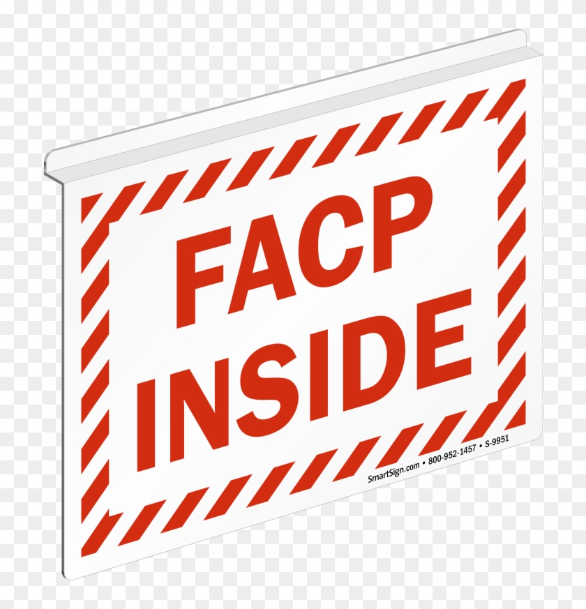 Facp Inside Projecting Sign - Poster Clipart #2894856