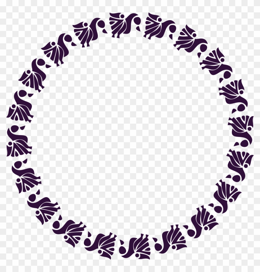 Circle Rangoli Design - Infertility Fertility Calendar Clipart #2895117