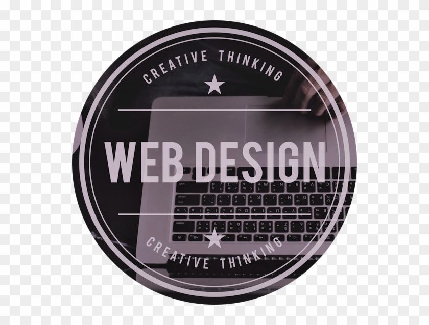 Web Design Round Sticker - Emblem Clipart #2895169