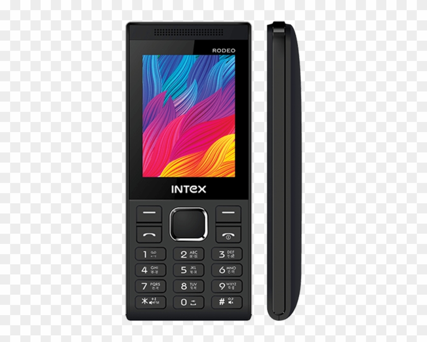 New Intex In - Keypad Mobile Phone Png Clipart