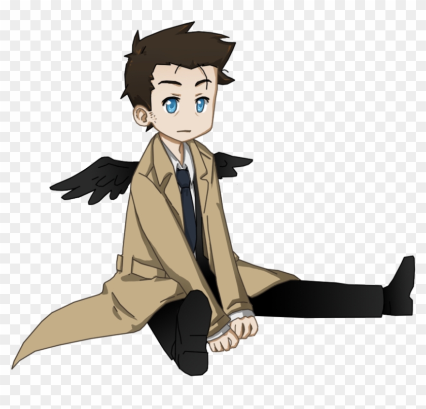 Castiel Chibi By - Castiel Clipart