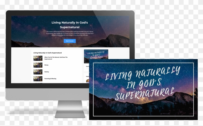 Living Naturally In God's Supernatural - Novel Clipart