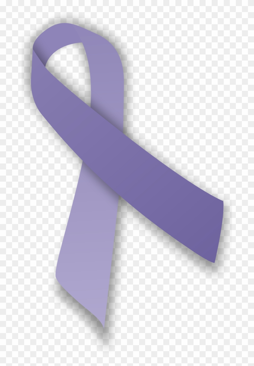 File - Periwinkle Ribbon - Svg - National Cancer Survivors Day Ribbon Clipart