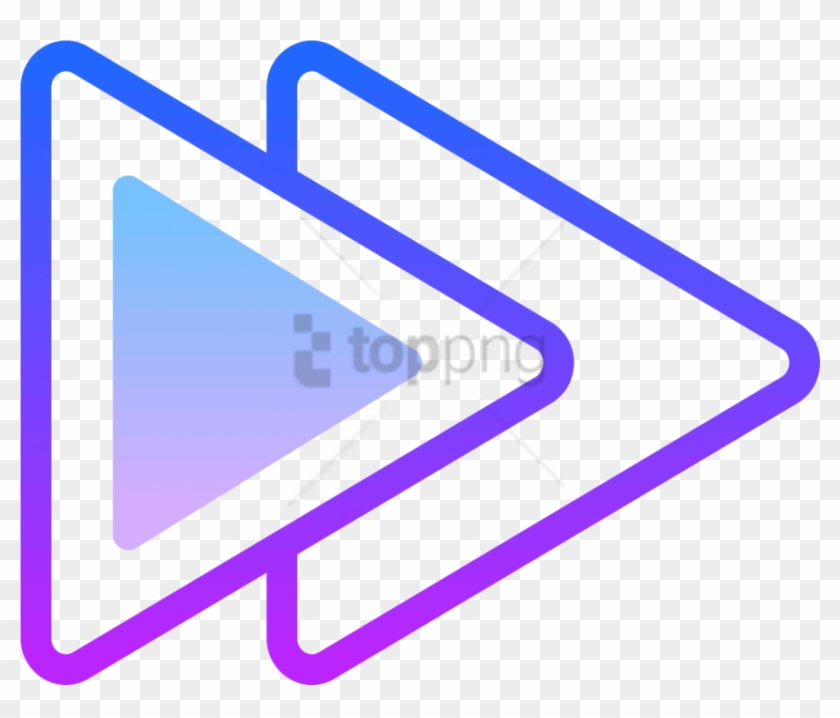 Free Png Fast Forward Icon - Fast Forward Play Button Clipart #2895587