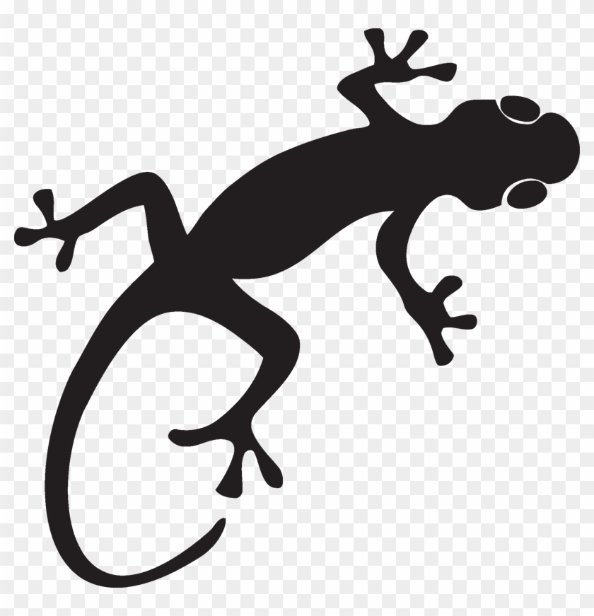 Clipart The Noble Big - Transparent Gecko Silhouette - Png Download #2895808