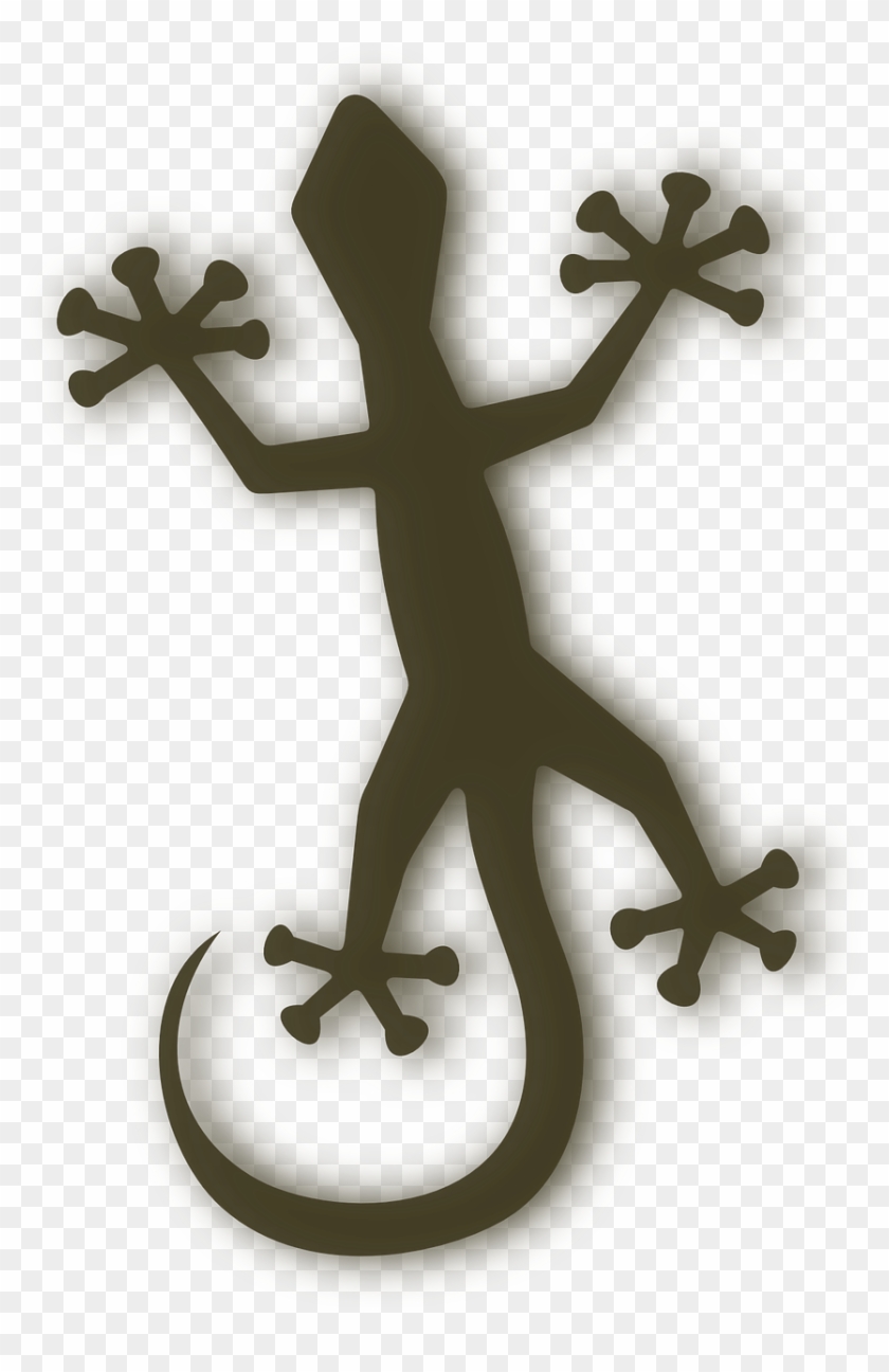 Gecko Salamander Lizard Png Image - ابو بريص Clipart