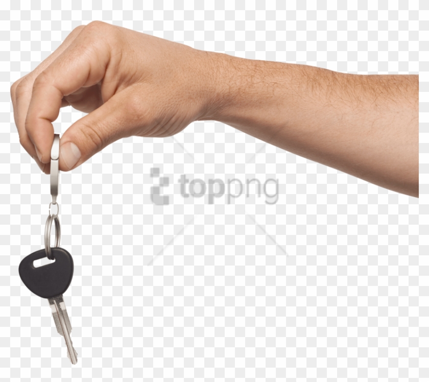 Free Png Hand Holding Keys Png Image With Transparent - Car Key In Hand Png Clipart #2896547