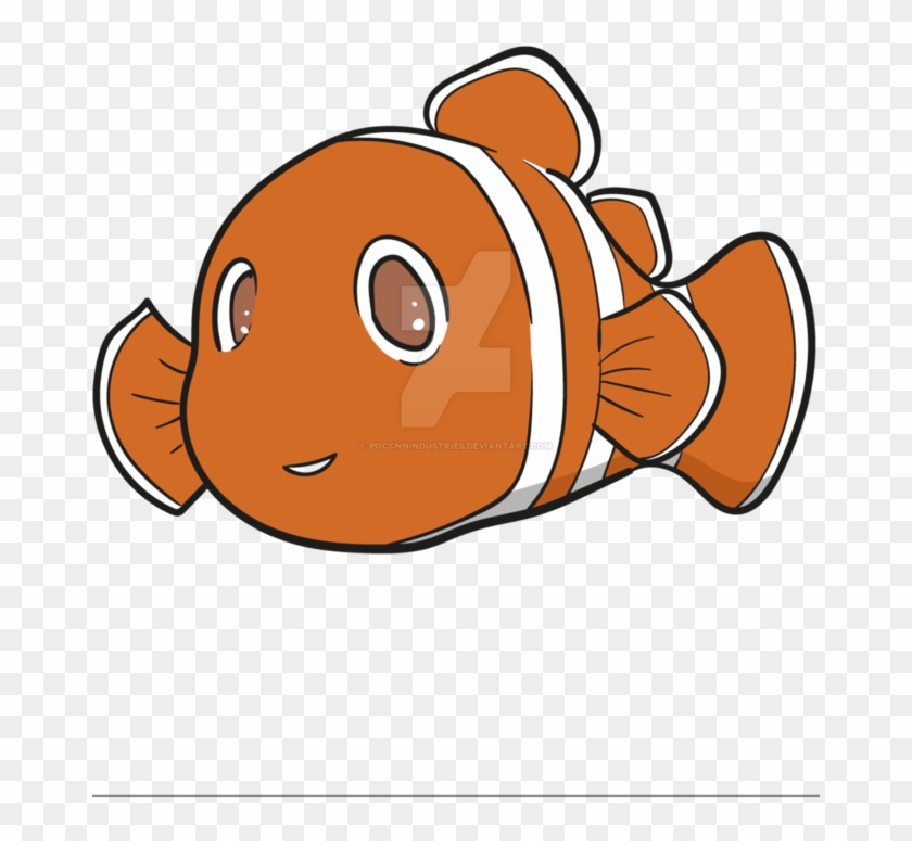 Drawing Nemo Clown Fish - Cartoon Clipart #2896605