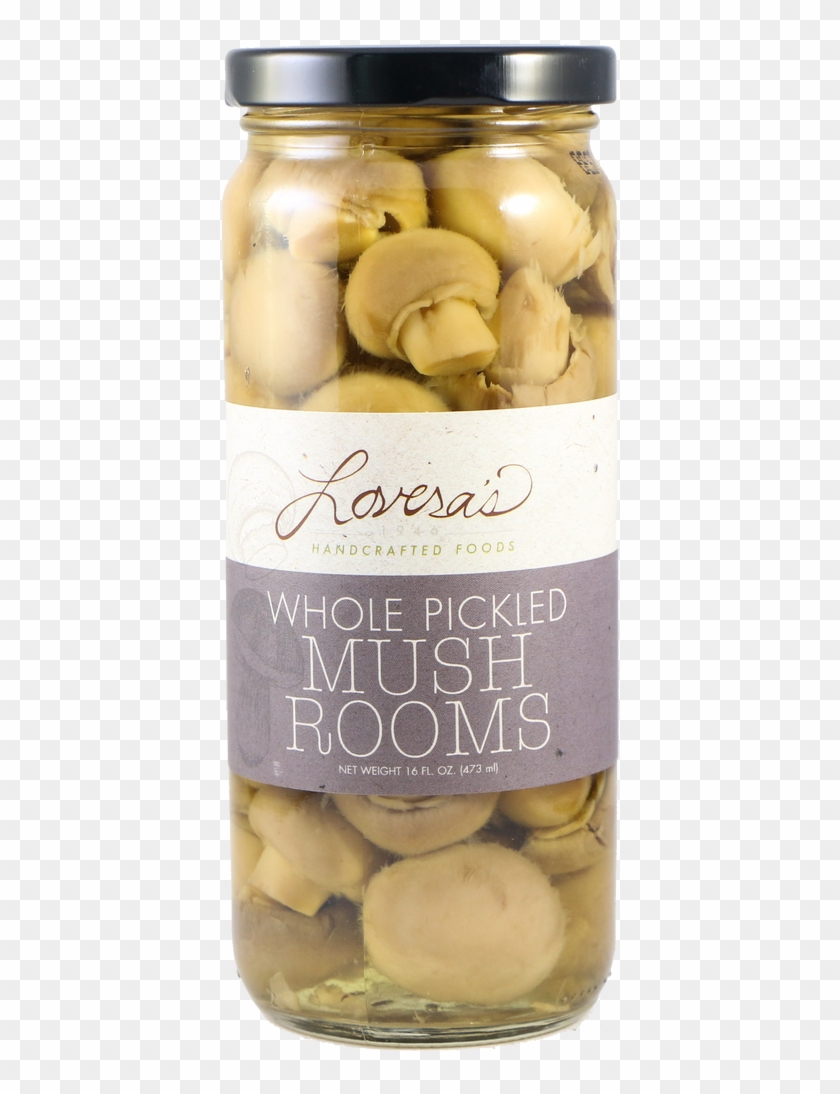 Mushrooms Pickled - 16oz - Olive Clipart