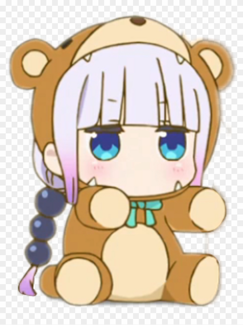 Anime Loli Bear , Png Download - Kanna Teddy Bear Clipart