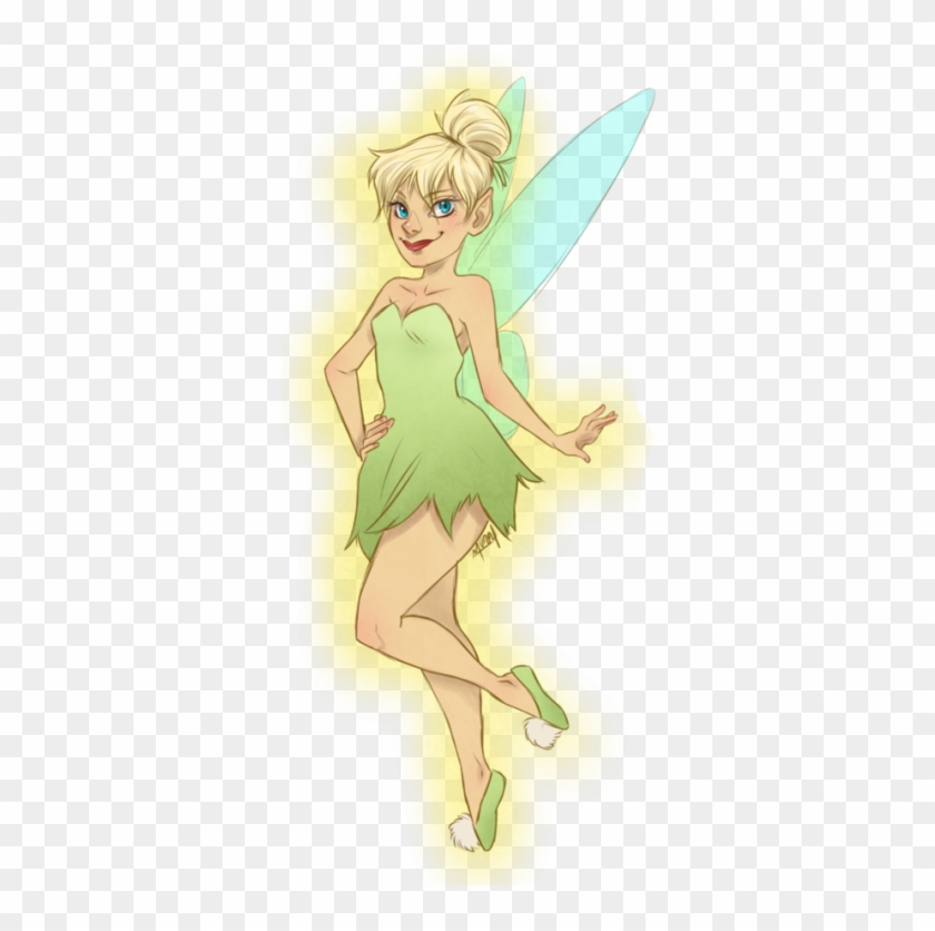 Drawing Tinkerbell Cinderella - Tinkerbell Drawings Clipart #2896931