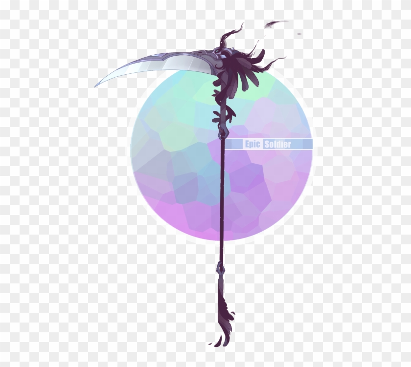 Drawn Scythe Sci Fi - Epic Soldier Weapons Scythe Clipart #2897361