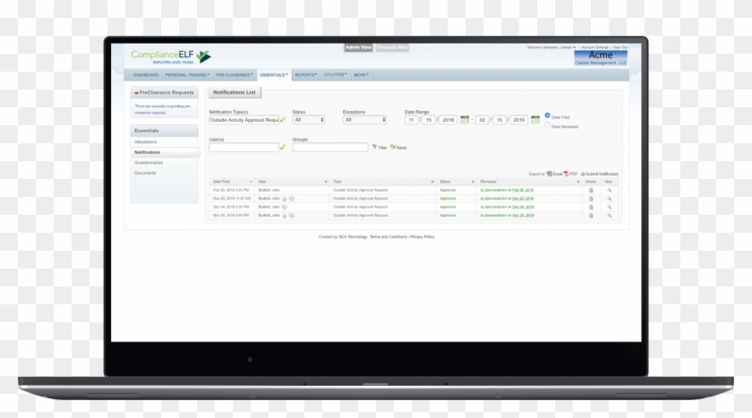 Monitoring Employee Personal Trading Activity Is A - Outlook On A Pc Clipart