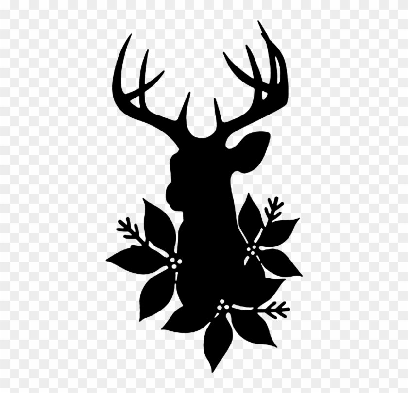 Deer Head Silhouette Png Clipart #2897725