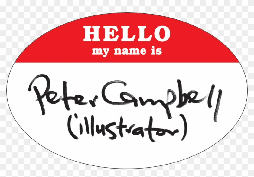 Peter Campbell - Hello My Name Clipart #2897971