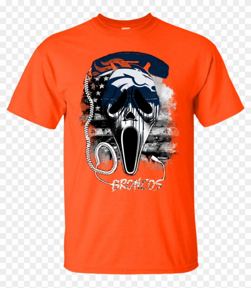 Scream Denver Broncos T Shirts Best Funny Store Denver - Denver Broncos Shirts Clipart #2898365
