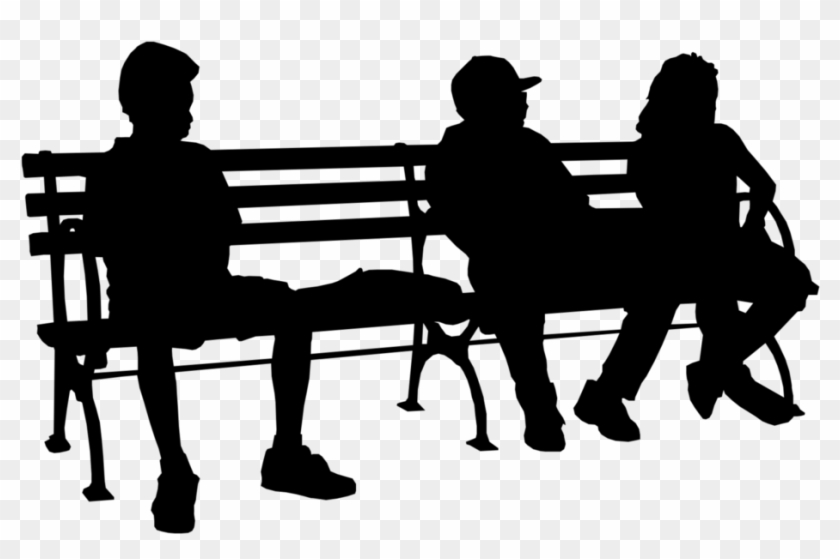 People Sitting At Table Silhouette Transparent & Png - 坐 著 的 人 Clipart #2898500