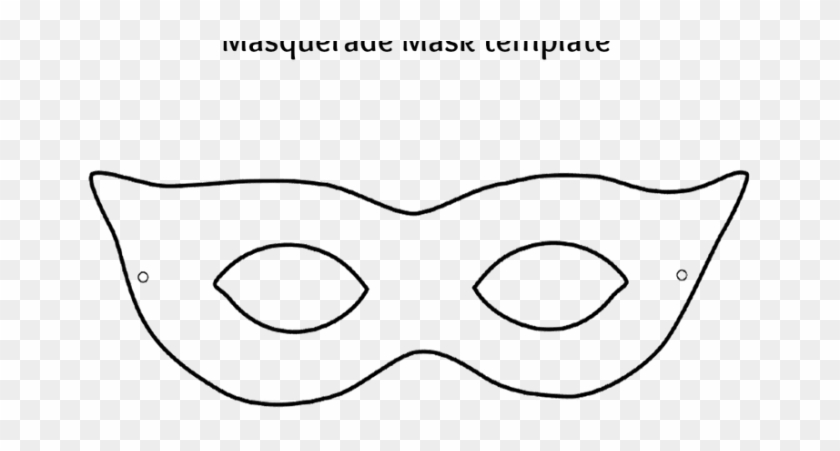 Mask Template - Cut Out Mardi Gras Masks Clipart #2898505