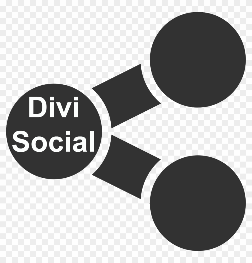 Divi Social Allows You To Add Up To 20 Additional Social - Circle Clipart