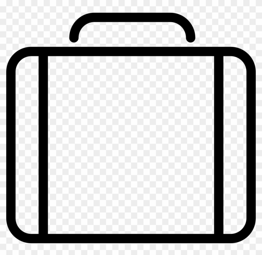 Png File Svg - Briefcase White Outline Png Clipart #2898724