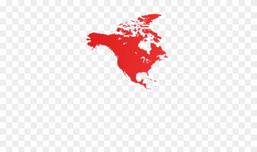 Northamerica - North America Map Shade Clipart