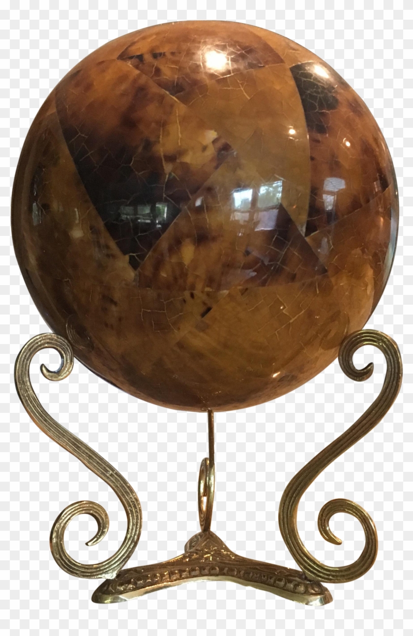 Modern Tessellated Stone Orb & Stand - Globe Clipart #2899113
