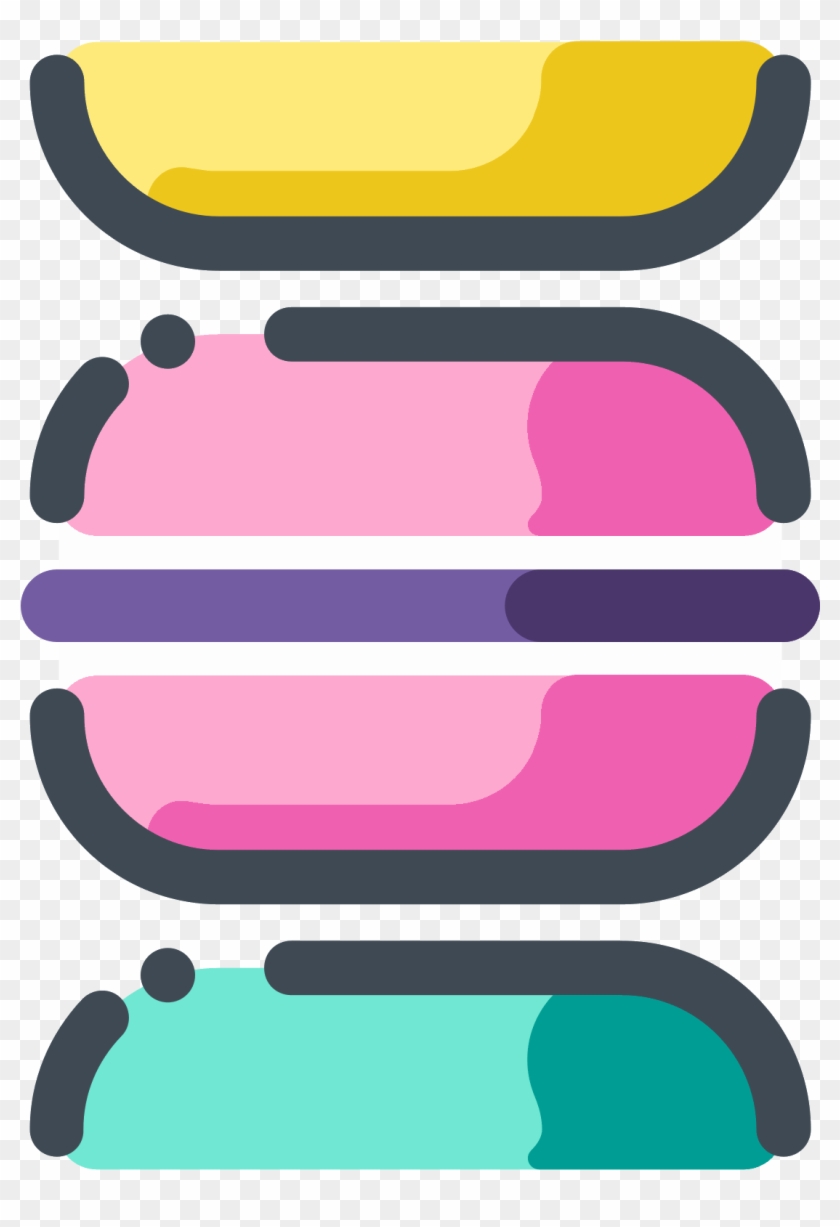 Tumblr Icon Png Transparent Download - Macarons Icon Clipart #2899154