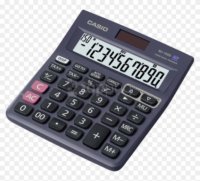 Free Png Desktop Calculator Png Images Transparent - Casio Mj 120da Calculator Clipart #2899702