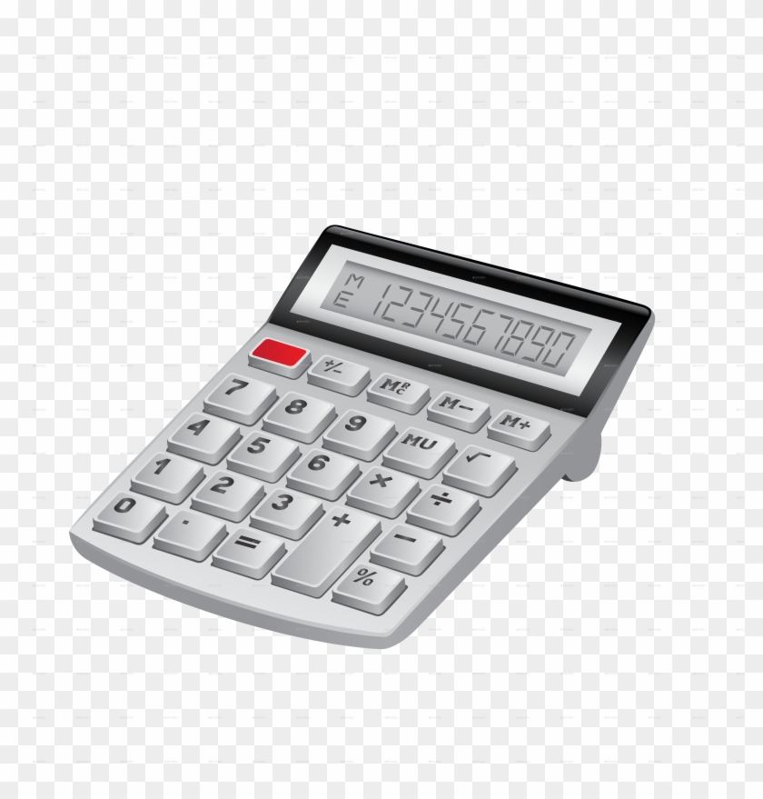 Calculator By Romvo - White / Calculator Clipart