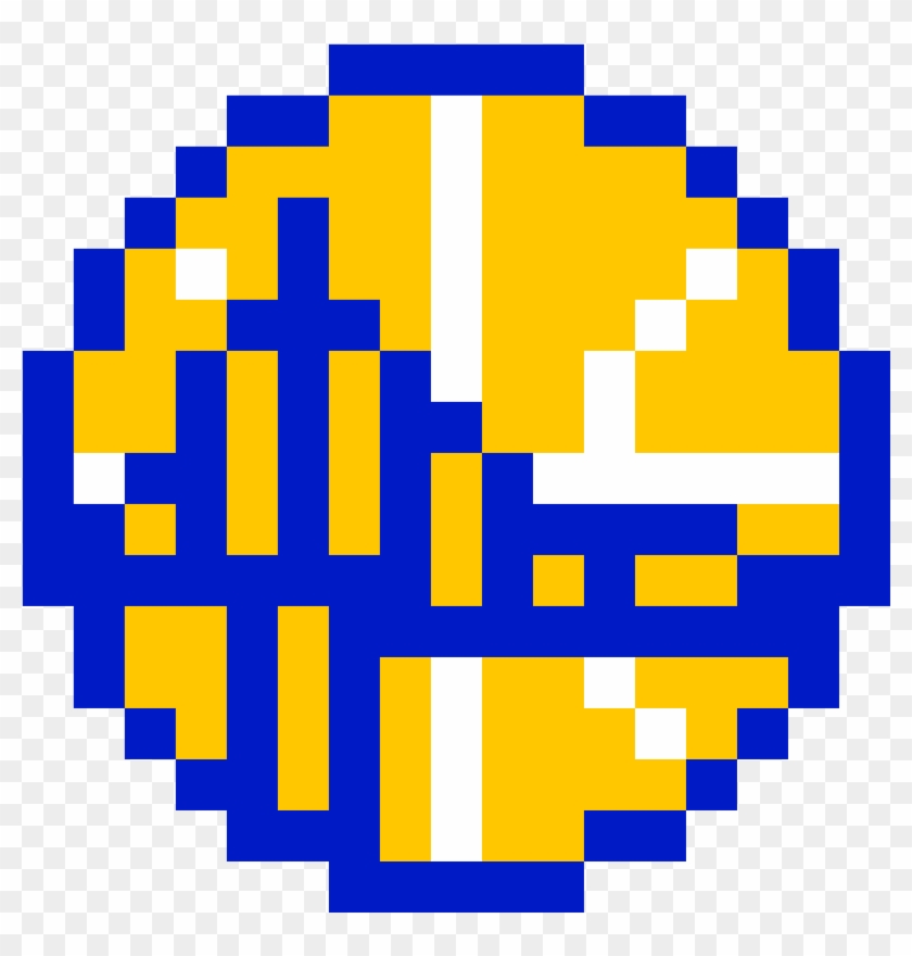 Golden State Warriors Logo By Spiderquinn - Mario Boo 8 Bit Clipart #2899825