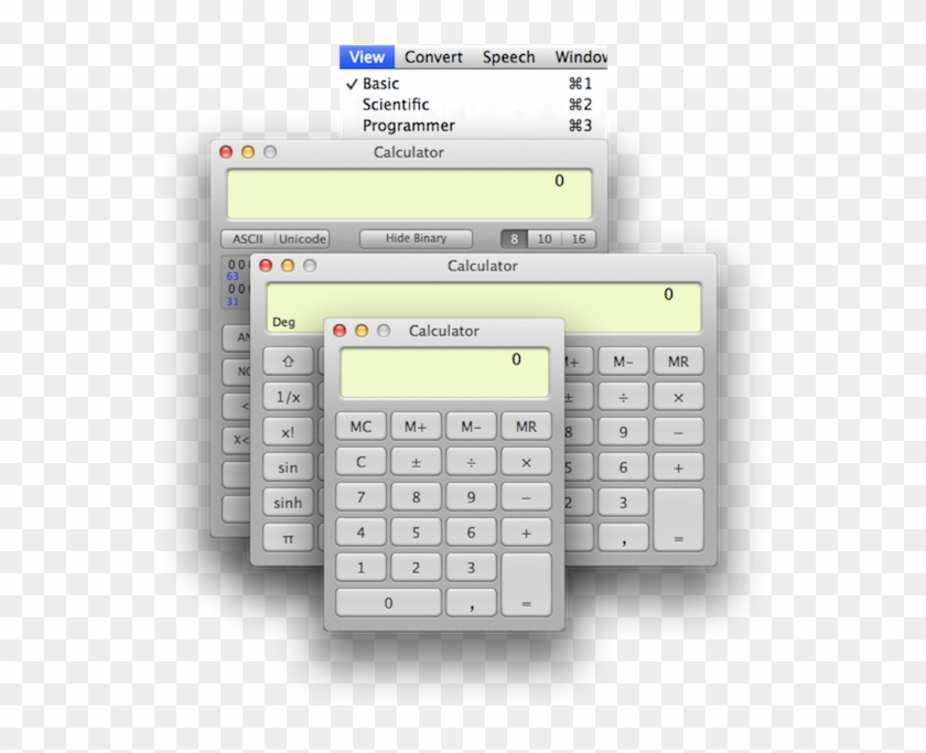 Different Interfaces, And A Single Window - Calculator Clipart