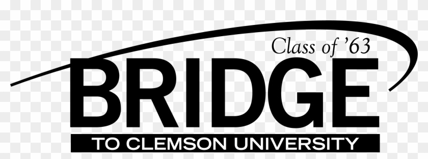 Bridge To Clemson Simple Black Logo Download - Oval Clipart