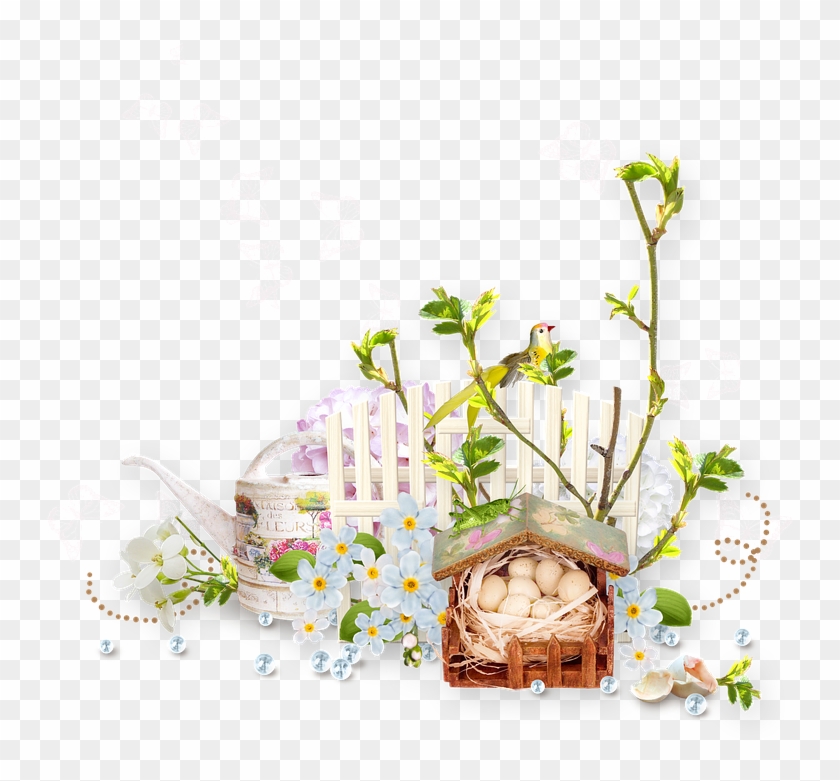 Spring, Flower, Crocus, Saffron, Grass, Shell, Egg - Animation Clipart