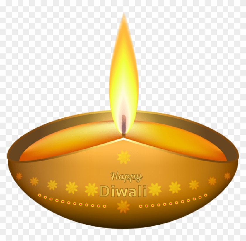 Free Png Happy Diwali Lighted Candle Png Png Images - Flame Clipart #290198