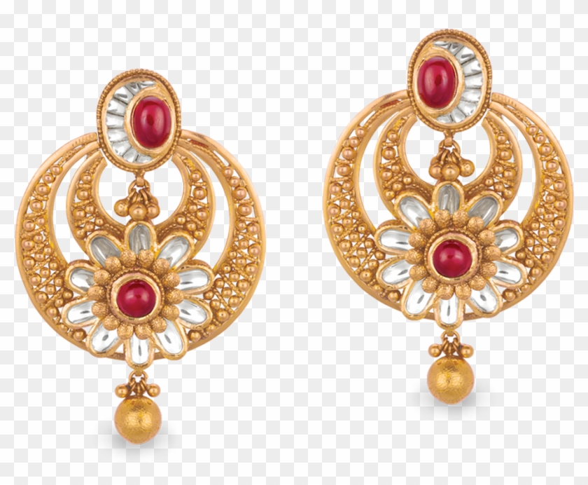 Gold Jewellery Online - Earring Jewellery Png Clipart