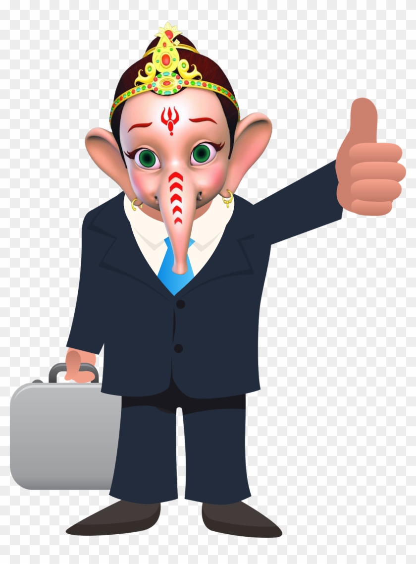 The Story Began When Goddess Parvati, 'president Of - Bal Ganesha Clipart