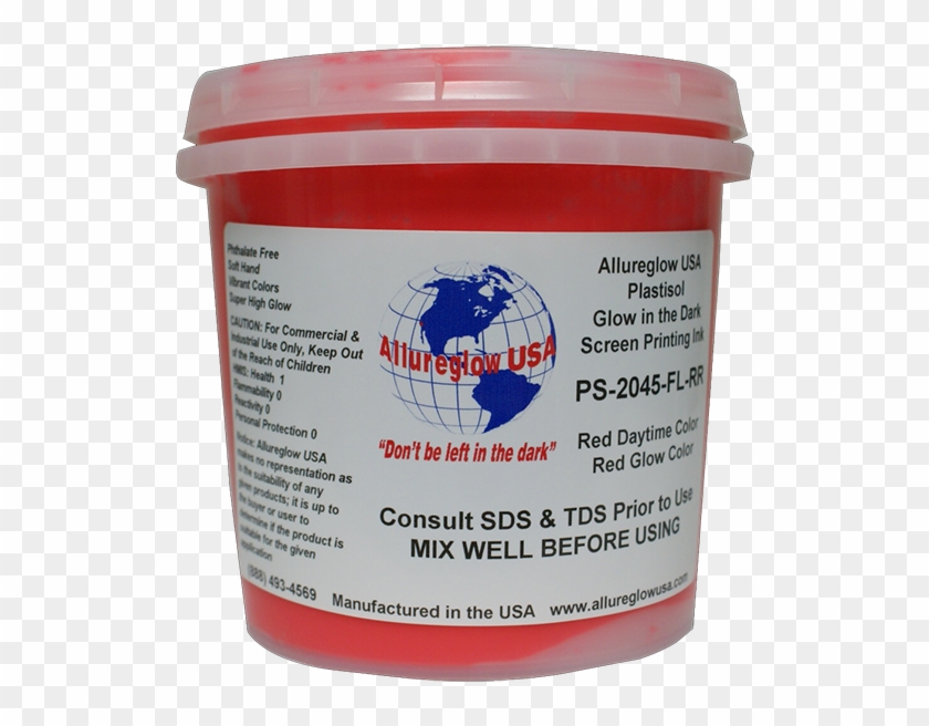 Allureglow Plastisol Ink Glow In The Dark Red/ Orangy - Forbes Global 2000 Clipart