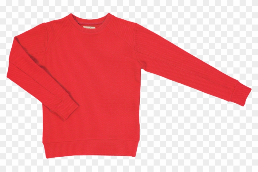 Glow College, Bright Red - Long-sleeved T-shirt Clipart