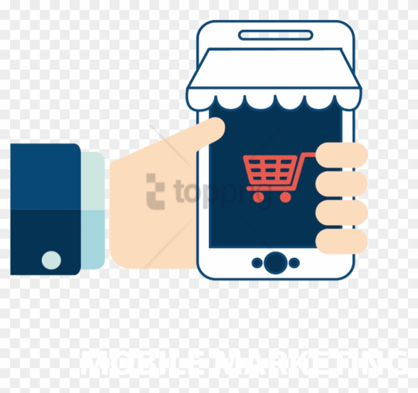 Cell Phone Icon Png Download - Mobile Marketing Png Clipart