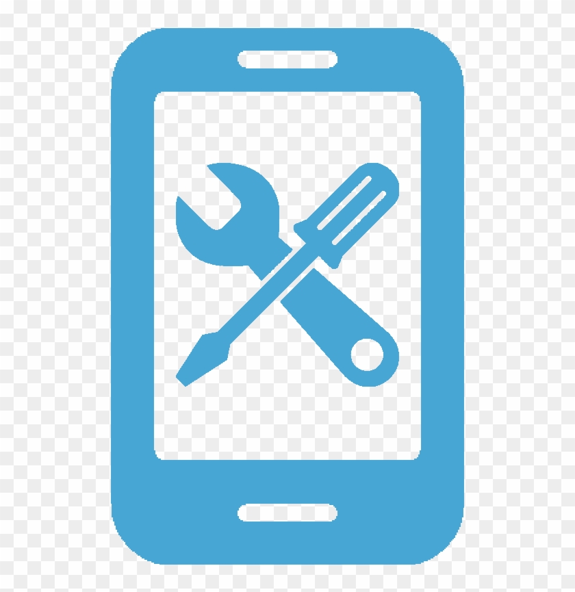 Cellphone Outline &8902 Free Vectors Logos Icons And - Mobile Phone Repair Icon Png Clipart