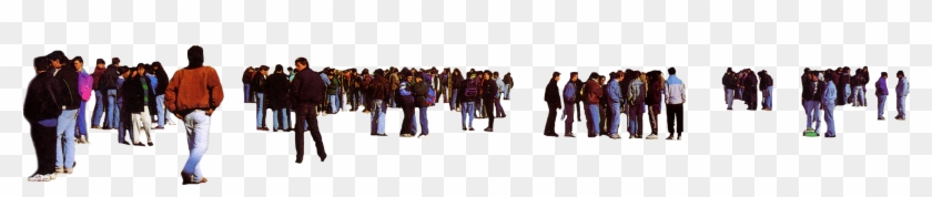 3447 X 1575 78 4 - Crowd Of People Walking Png Clipart