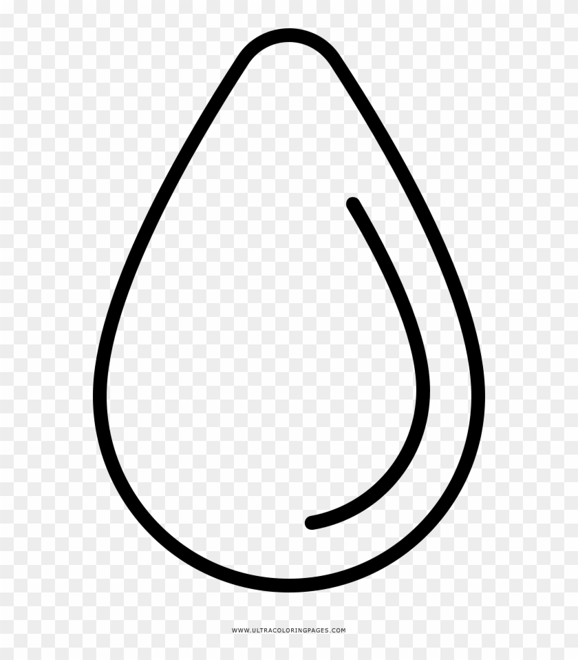 Download Hd Water Drop Coloring Page Ultra Coloring - Line Art Clipart