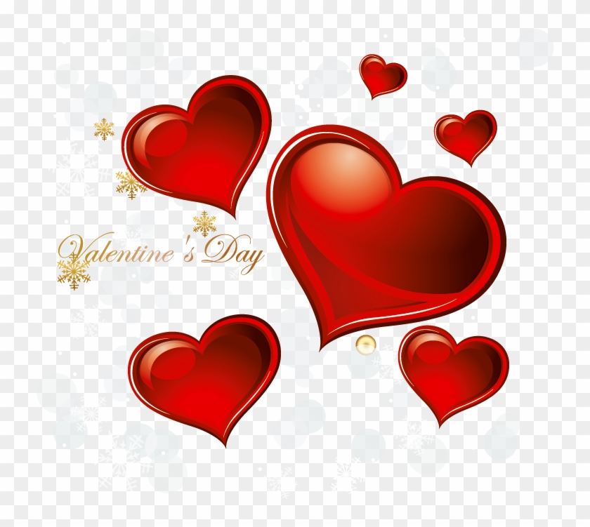 Valentines Day Hearts Decoration Png Clipart - Hearts Valentines Day Png Transparent Png