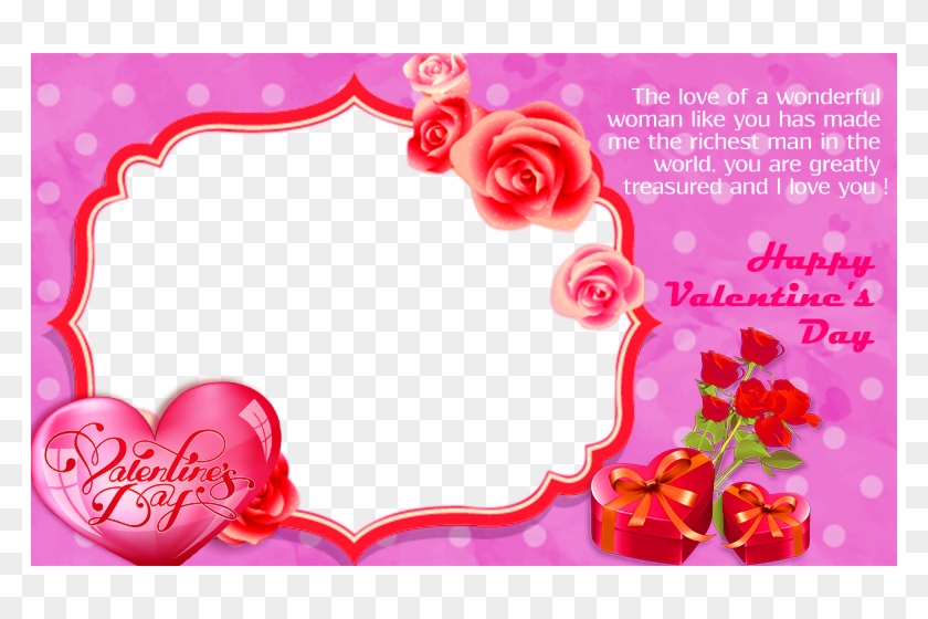 Valentines Day Frame Png Pic - Valentines Day Photo Frame Png Clipart
